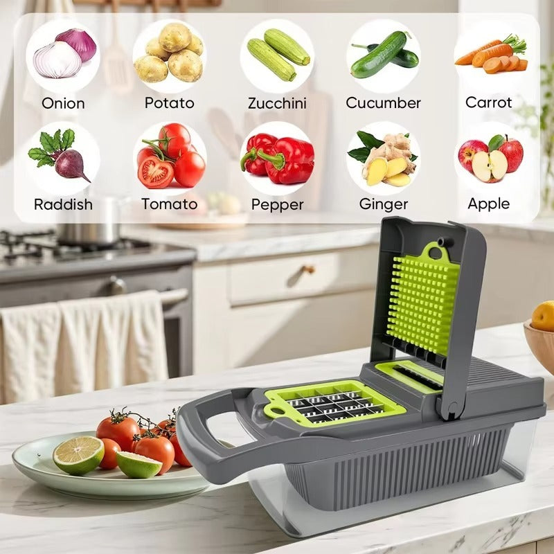 16-in-1 Vegetable Chopper Set โ Slice, Dice & Chop in Seconds