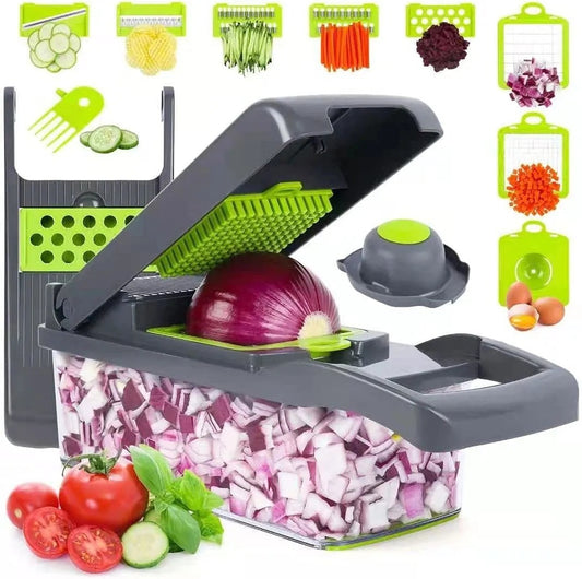 16-in-1 Vegetable Chopper Set – Slice, Dice & Chop in Seconds