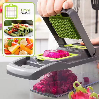16-in-1 Vegetable Chopper Set – Slice, Dice & Chop in Seconds