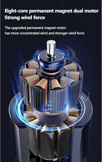 Dual Spray Mist Fan with RGB Lights – USB Powered 2-in-1 Air Cooler