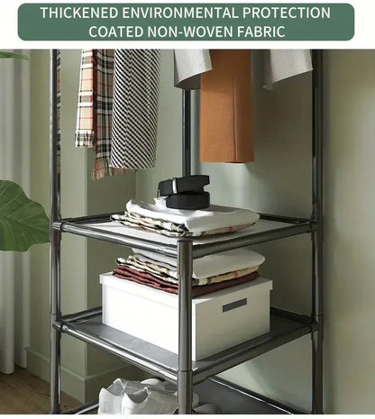 Multifunctional Corner Coat Rack – 3 Layer Space-Saving Storage Organizer